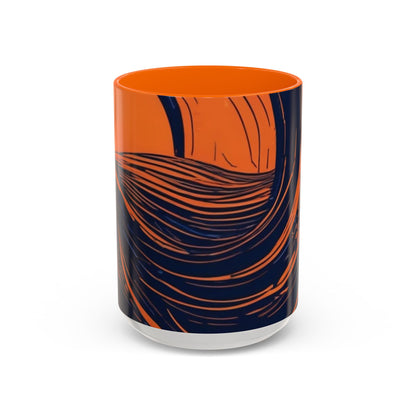 boostlete-rise-grind-icon-sunrise-speed-line-art-0202 — Accent Mug 11oz/15oz