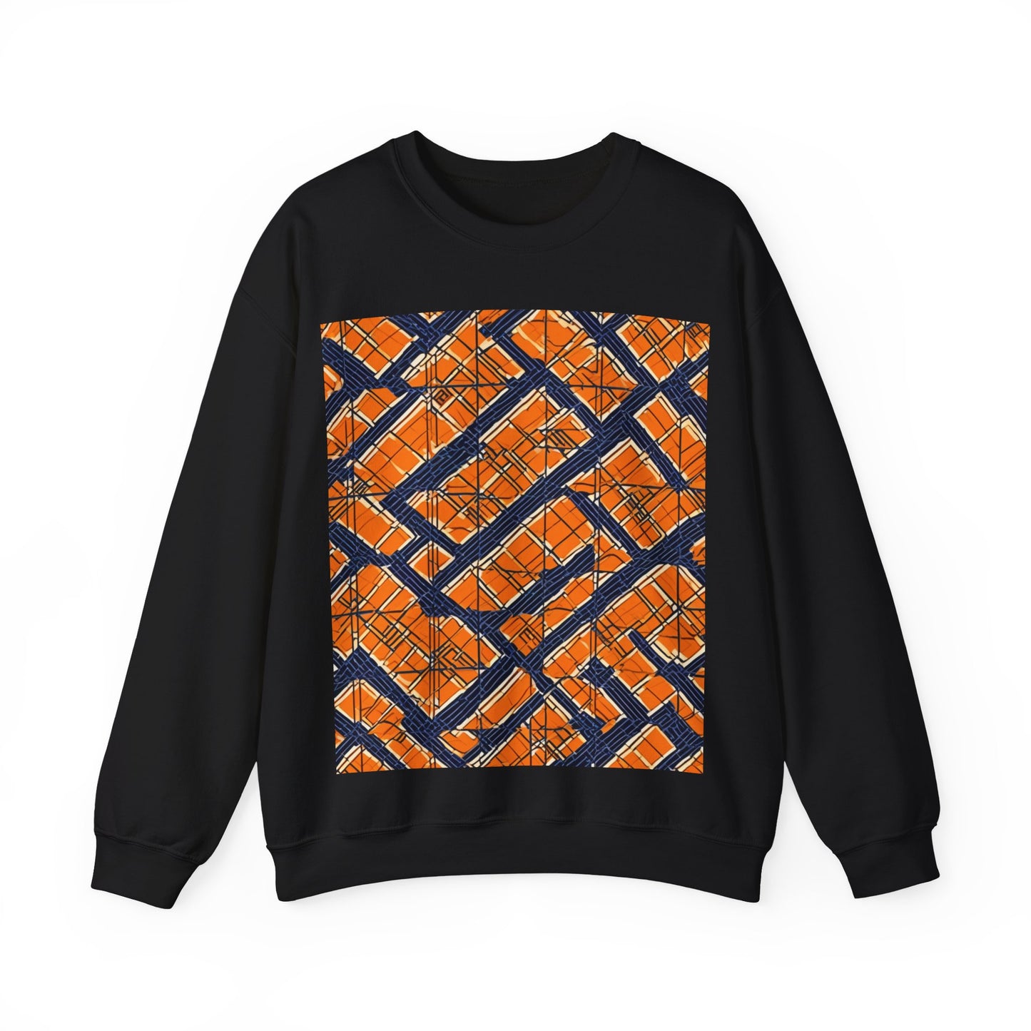 boostlete-boost-mode-pattern-plate-number-monoline-0571 — Unisex Heavy Blend Crewneck (G18000)