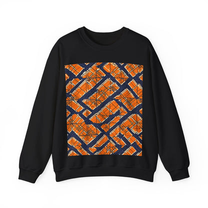 boostlete-boost-mode-pattern-plate-number-monoline-0571 — Unisex Heavy Blend Crewneck (G18000)