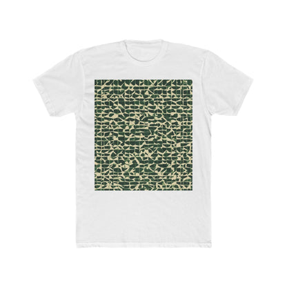 boostlete-iron-intent-pattern-plate-number-isometric-0099 — Unisex Cotton Crew Tee (NL 3600)