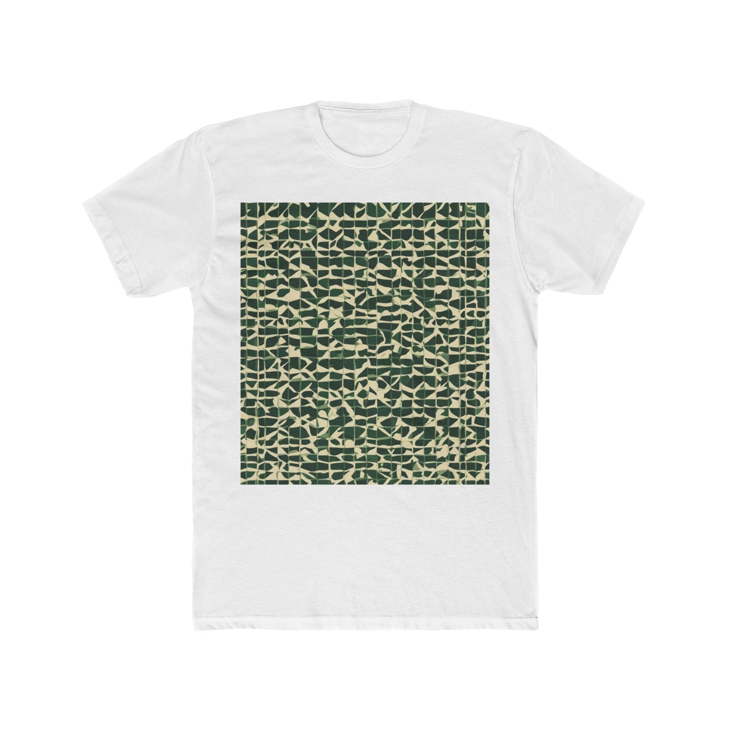 boostlete-iron-intent-pattern-plate-number-isometric-0099 — Unisex Cotton Crew Tee (NL 3600)
