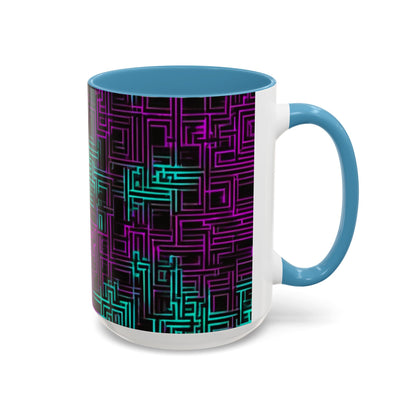 boostlete-boost-mode-pattern-plate-number-monoline-0079 — Accent Mug 11oz/15oz