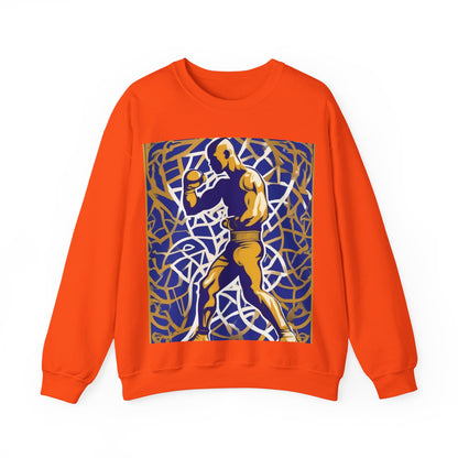 boostlete-field-day-scene-boxer-offset-paper-0776 — Unisex Heavy Blend Crewneck (G18000)