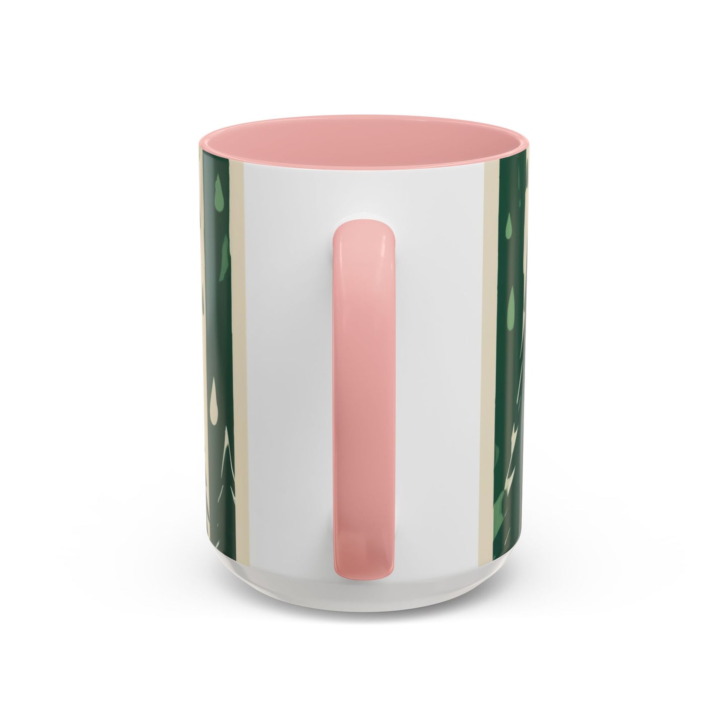 boostlete-quiet-power-icon-water-glitch-retro-0186 — Accent Mug 11/15oz