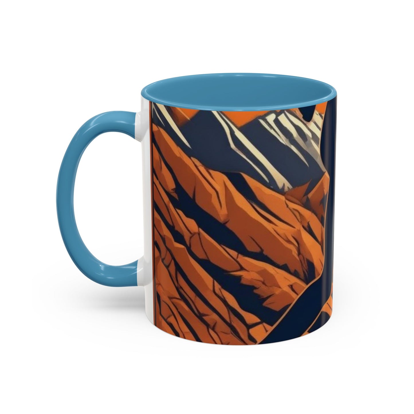 boostlete-iron-intent-scene-trail-3d-retro-0764 — Accent Mug 11/15oz