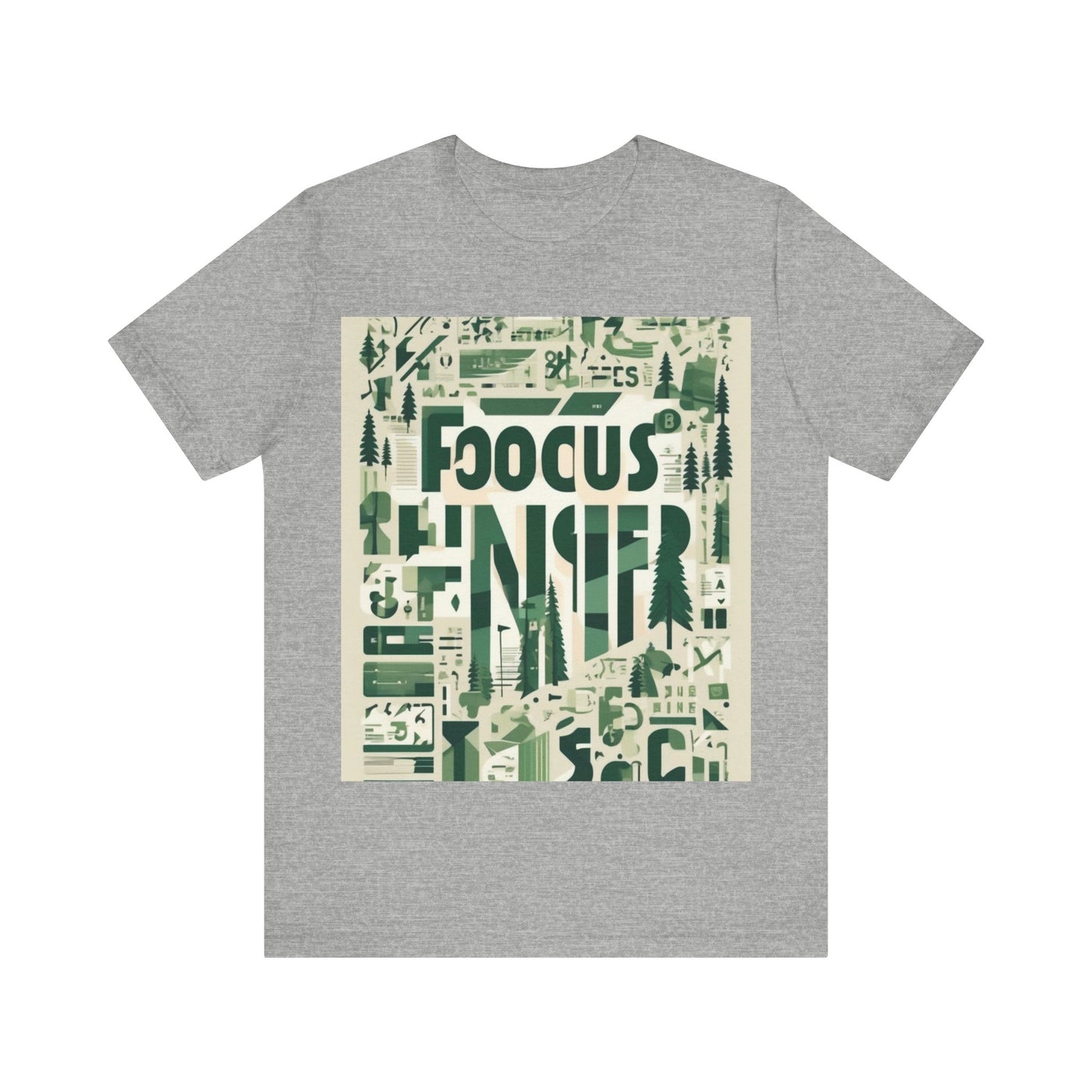 boostlete-boost-mode-type-focus-finish-banner-modern-0113 — Unisex Jersey Short Sleeve (B+C 3001)