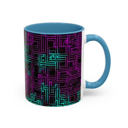 boostlete-boost-mode-pattern-plate-number-monoline-0079 — Accent Mug 11oz/15oz