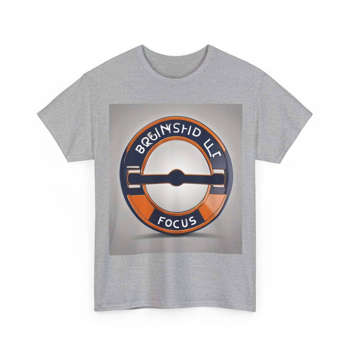 boostlete-quiet-power-icon-barbell-3d-athletic-0038 — Unisex Heavy Cotton Tee (Gildan 5000)