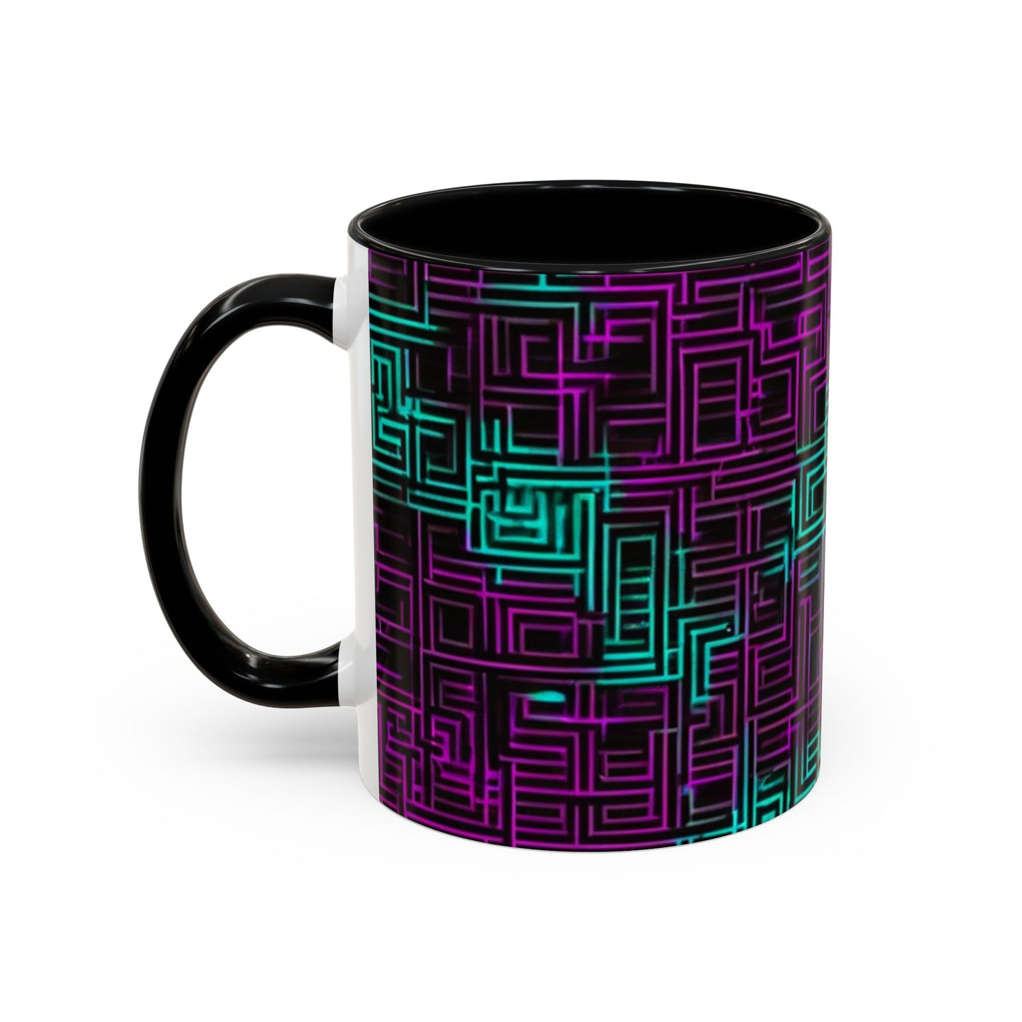 boostlete-boost-mode-pattern-plate-number-monoline-0079 — Accent Mug 11oz/15oz