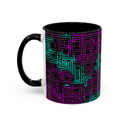 boostlete-boost-mode-pattern-plate-number-monoline-0079 — Accent Mug 11oz/15oz