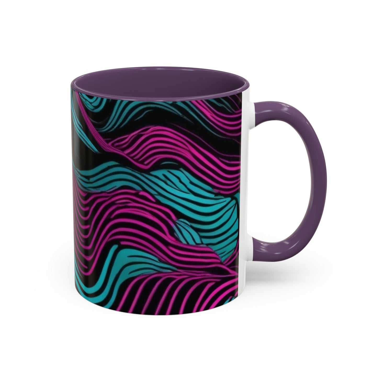 boostlete-recovery-progress-pattern-topographic-engraved-0119 — Accent Mug 11oz/15oz