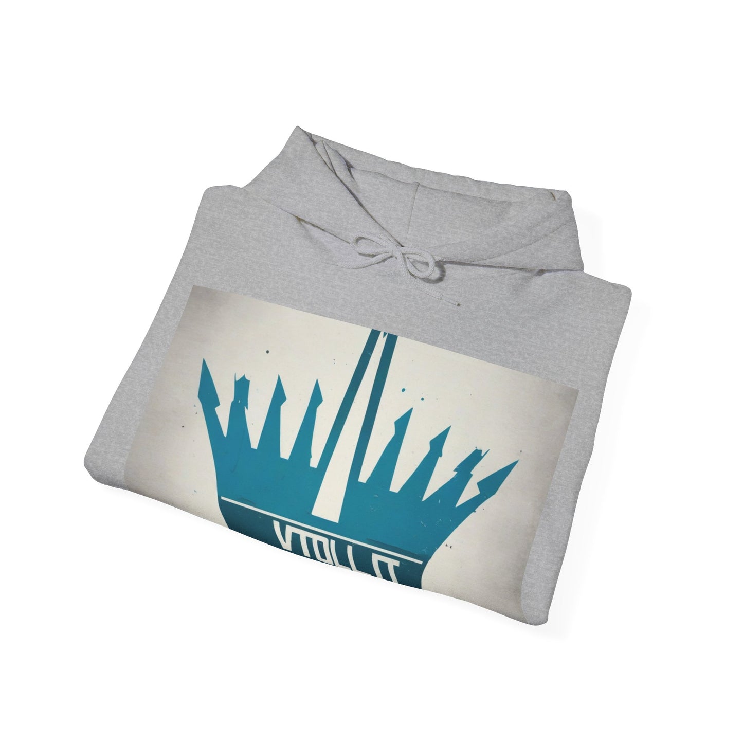 boostlete-am-crew-icon-crown-matte-industrial-0058 — Unisex Heavy Blend Hooded Sweatshirt (Gildan)