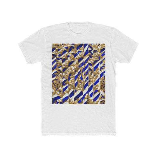 boostlete-iron-intent-pattern-stair-steps-engraved-0083 — Unisex Cotton Crew Tee (NL 3600)