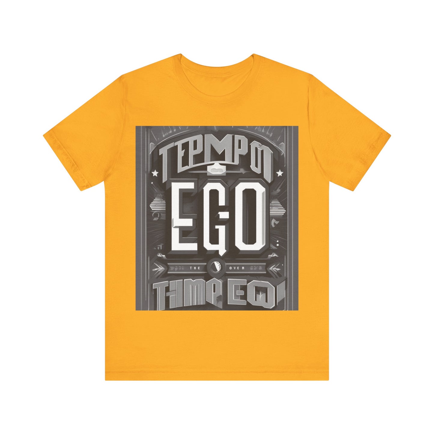 boostlete-mile-by-mile-type-tempo-over-ego-banner-modern-0093 — Unisex Jersey Short Sleeve (B+C 3001)