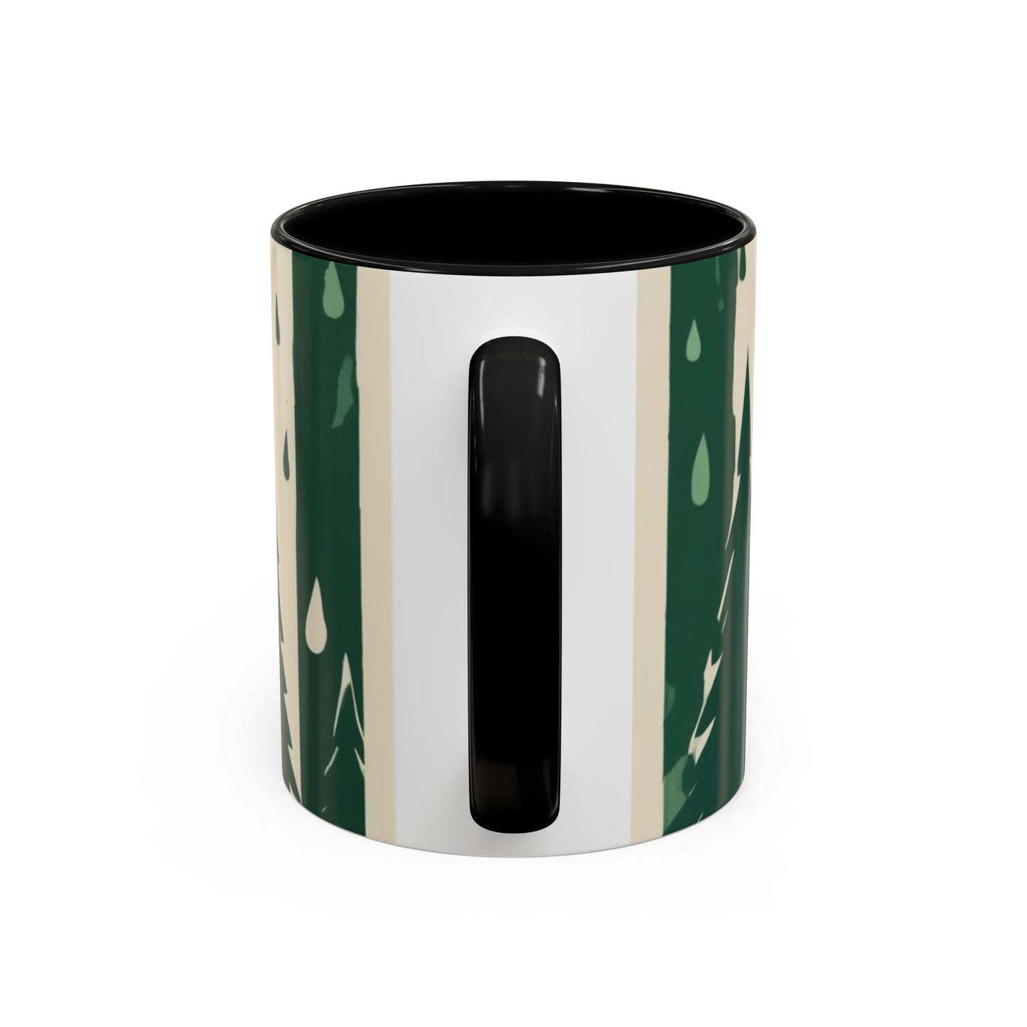 boostlete-quiet-power-icon-water-glitch-retro-0186 — Accent Mug 11oz/15oz