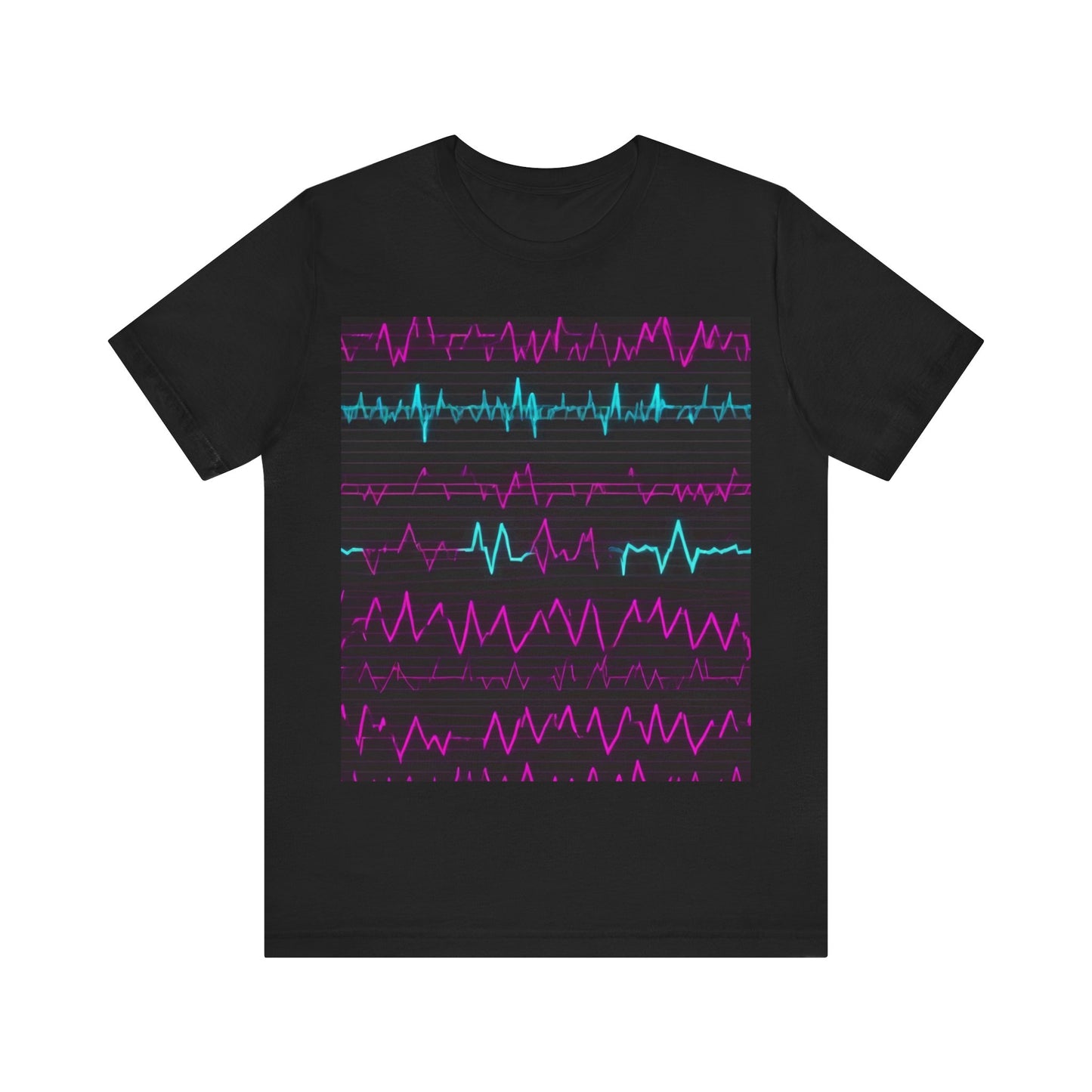 boostlete-boost-mode-pattern-ekg-modern-0111 — Unisex Jersey Short Sleeve (B+C 3001)