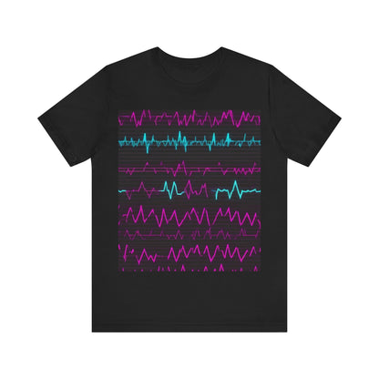 boostlete-boost-mode-pattern-ekg-modern-0111 — Unisex Jersey Short Sleeve (B+C 3001)