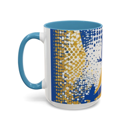 boostlete-field-day-icon-swimmer-halftone-paper-0246 — Accent Mug 11oz/15oz