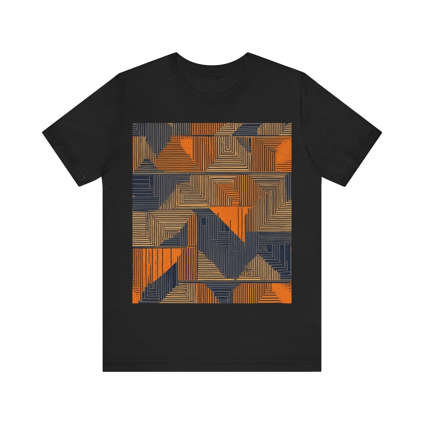 boostlete-field-day-pattern-stair-steps-geometric-0055 — Unisex Jersey Short Sleeve (B+C 3001)