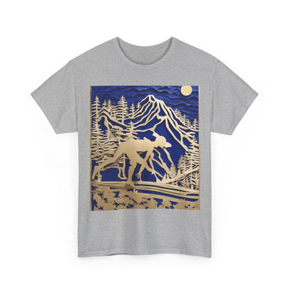 boostlete-recovery-progress-scene-trail-3d-paper-0176 — Unisex Heavy Cotton Tee (Gildan 5000)