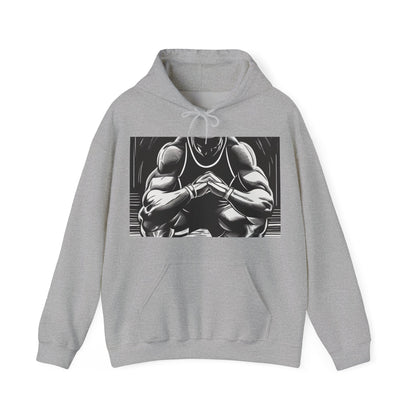 boostlete-pr-season-scene-athlete-outline-athletic-0144 — Unisex Heavy Blend Hooded Sweatshirt (Gildan)