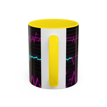 boostlete-boost-mode-pattern-ekg-modern-0111 — Accent Mug 11oz/15oz