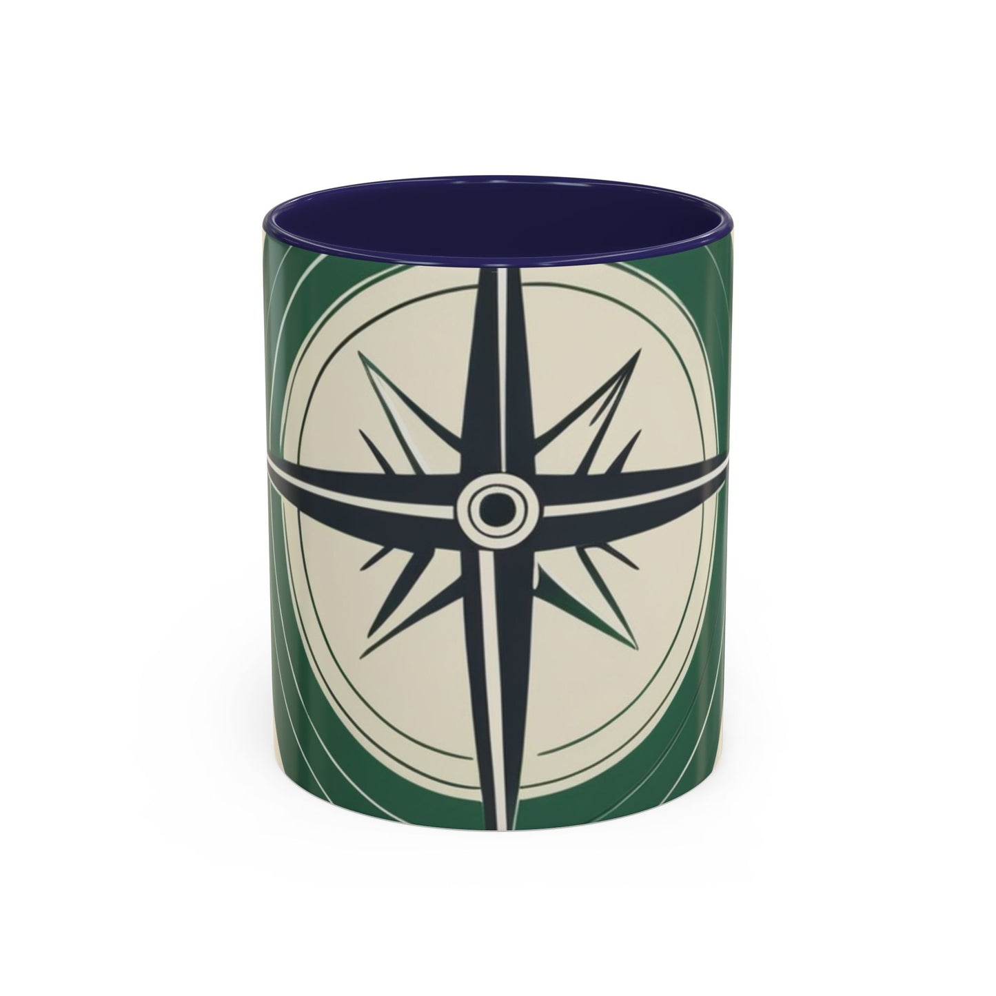 boostlete-iron-intent-icon-compass-soft-blueprint-0614 — Accent Mug 11/15oz