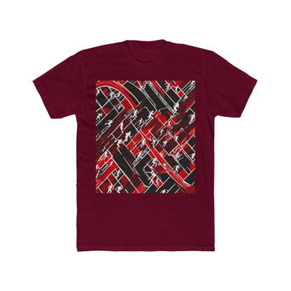 boostlete-pr-season-scene-marathoner-outline-modern-0124 — Unisex Cotton Crew Tee (NL 3600)