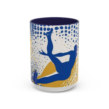 boostlete-field-day-icon-swimmer-halftone-paper-0246 — Accent Mug 11oz/15oz