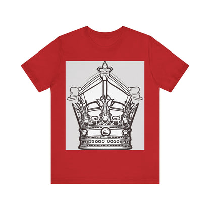 boostlete-quiet-power-icon-crown-outline-badge-0130 — Unisex Jersey Short Sleeve (B+C 3001)