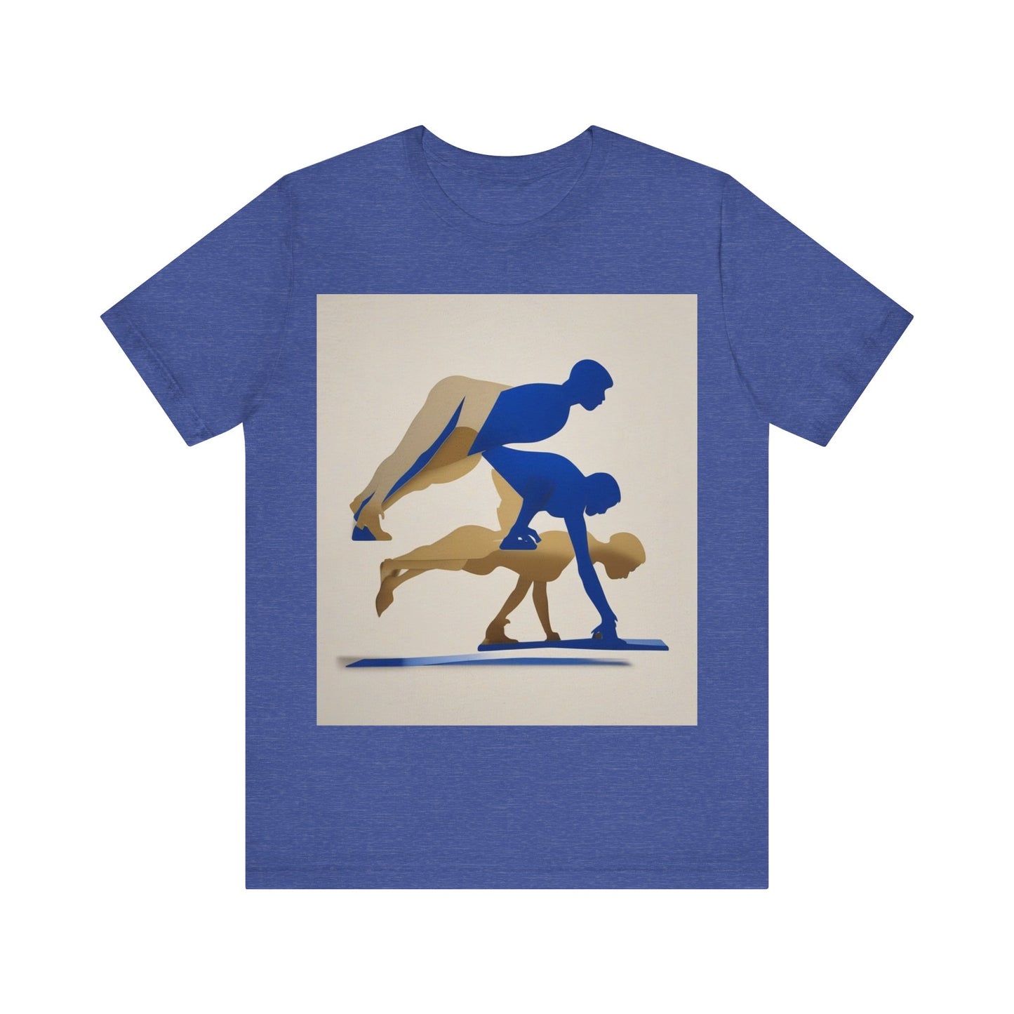 boostlete-mile-by-mile-scene-push-up-duotone-paper-0040 — Unisex Jersey Short Sleeve (B+C 3001)