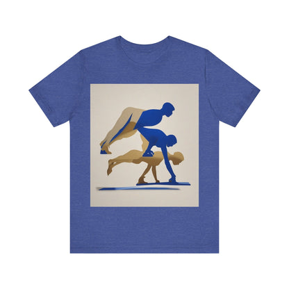 boostlete-mile-by-mile-scene-push-up-duotone-paper-0040 — Unisex Jersey Short Sleeve (B+C 3001)