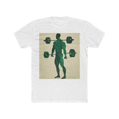 boostlete-boost-mode-scene-deadlift-glitch-blueprint-0044 — Unisex Cotton Crew Tee (NL 3600)