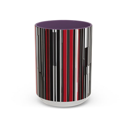 boostlete-am-crew-pattern-barcode-athletic-0911 — Accent Mug 11/15oz