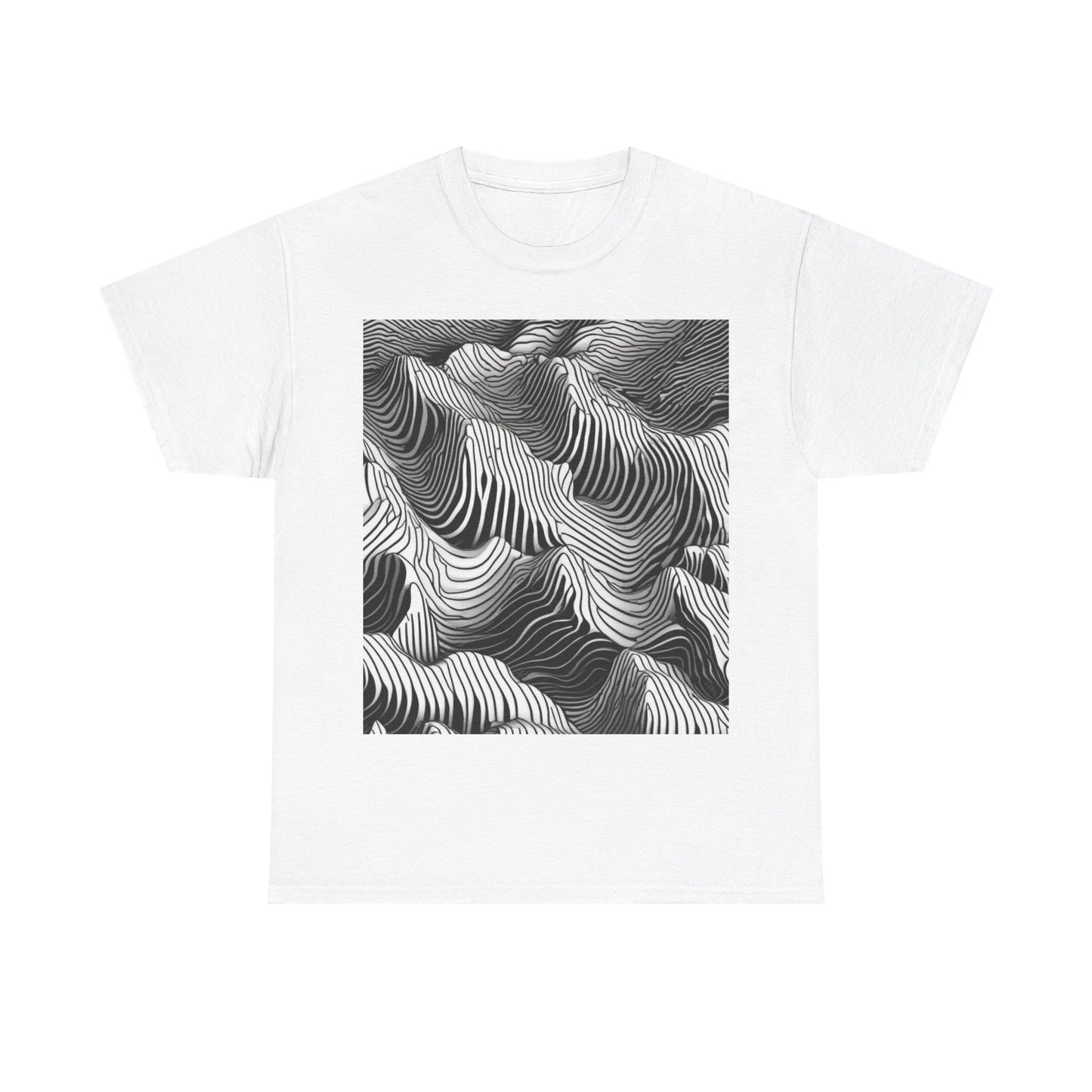 boostlete-field-day-pattern-topographic-isometric-0211 — Unisex Heavy Cotton Tee (Gildan 5000)