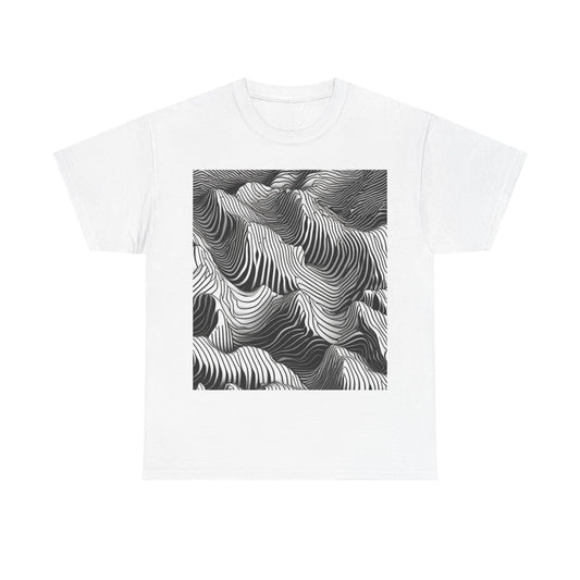 boostlete-field-day-pattern-topographic-isometric-0211 — Unisex Heavy Cotton Tee (Gildan 5000)