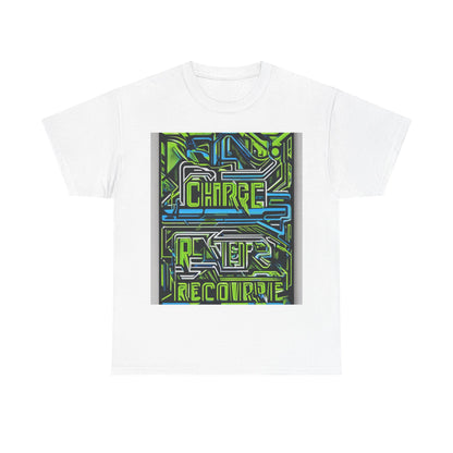 boostlete-pr-season-type-charge-train-recover-outline-over-solid-geometric-0129 — Unisex Heavy Cotton Tee (Gildan 5000)