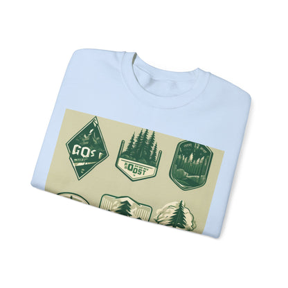 boostlete-mile-by-mile-type-go-get-one-micro-isometric-0441 — Unisex Heavy Blend Crewneck (G18000)