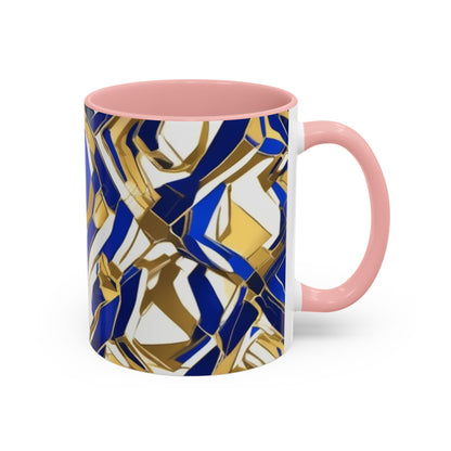 boostlete-boost-mode-pattern-hex-athletic-0611 — Accent Mug 11/15oz