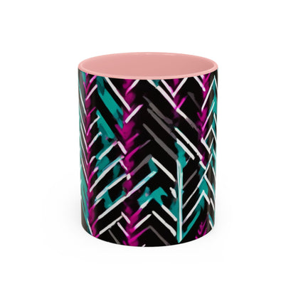 boostlete-recovery-progress-pattern-chevron-retro-0243 — Accent Mug 11/15oz