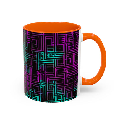 boostlete-boost-mode-pattern-plate-number-monoline-0079 — Accent Mug 11oz/15oz