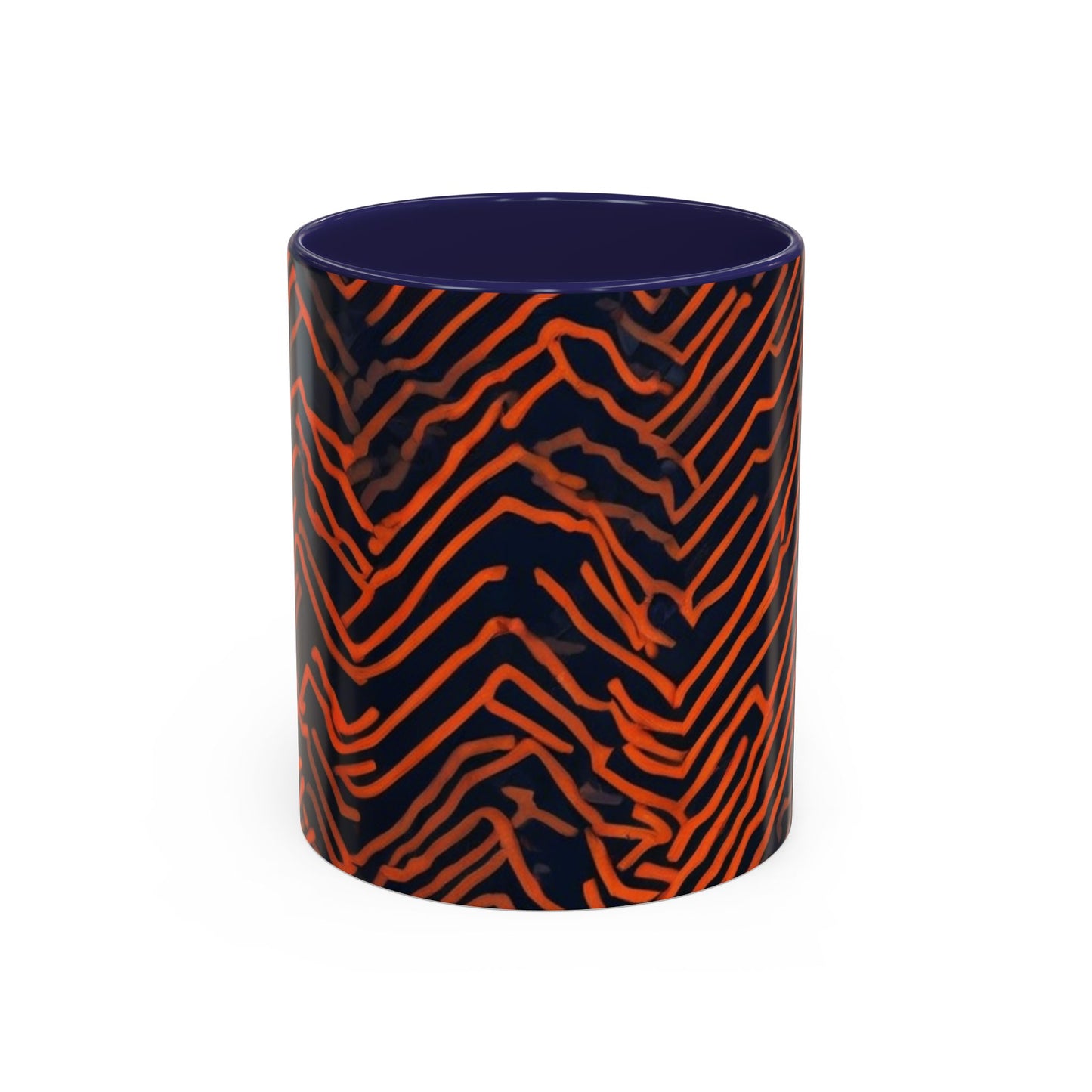 boostlete-field-day-pattern-ekg-modern-0087 — Accent Mug 11oz/15oz