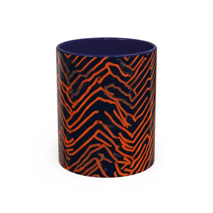 boostlete-field-day-pattern-ekg-modern-0087 — Accent Mug 11oz/15oz