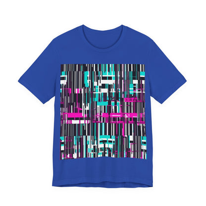 boostlete-am-crew-pattern-barcode-bold-0023 — Unisex Jersey Short Sleeve (B+C 3001)