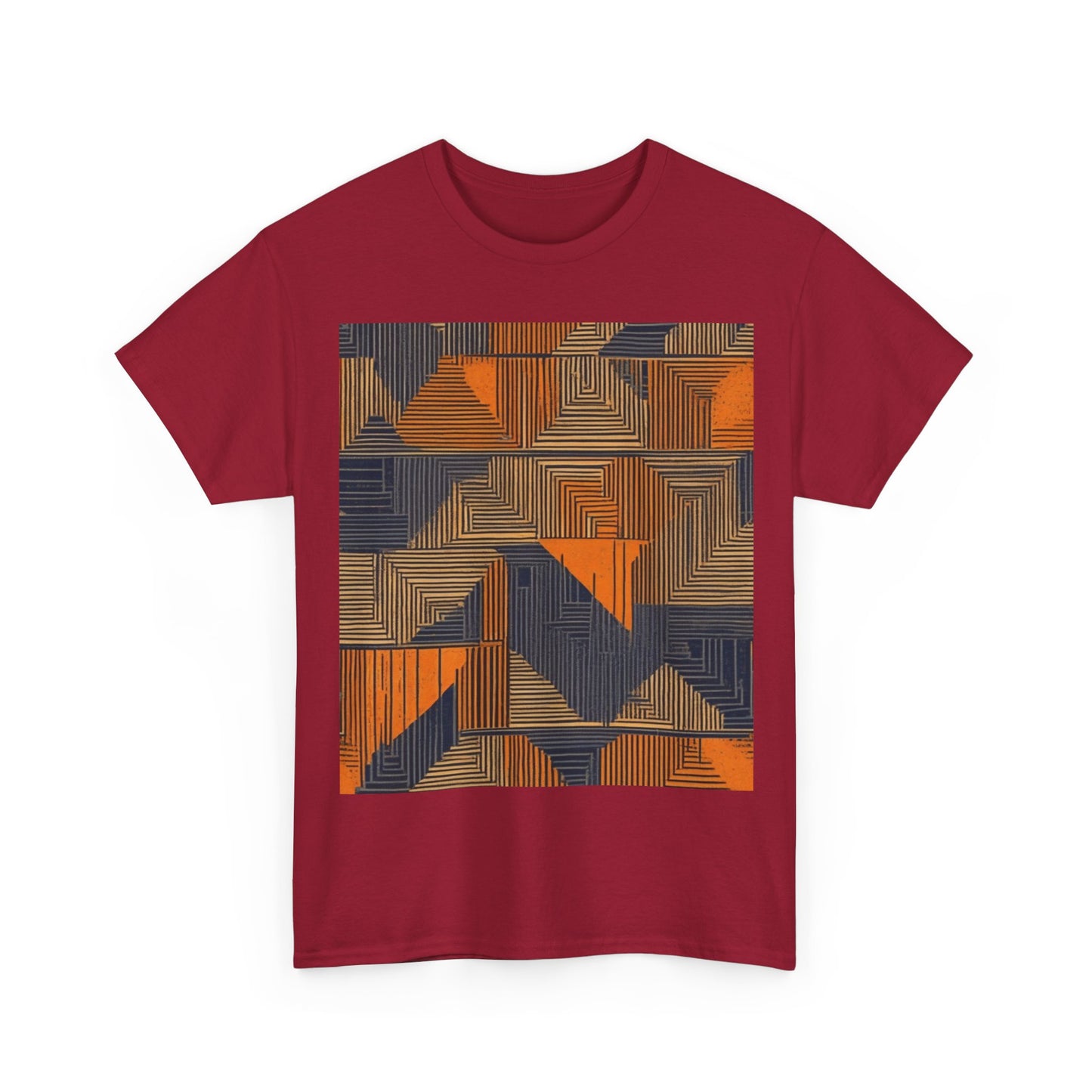 boostlete-field-day-pattern-stair-steps-geometric-0055 — Unisex Heavy Cotton Tee (Gildan 5000)