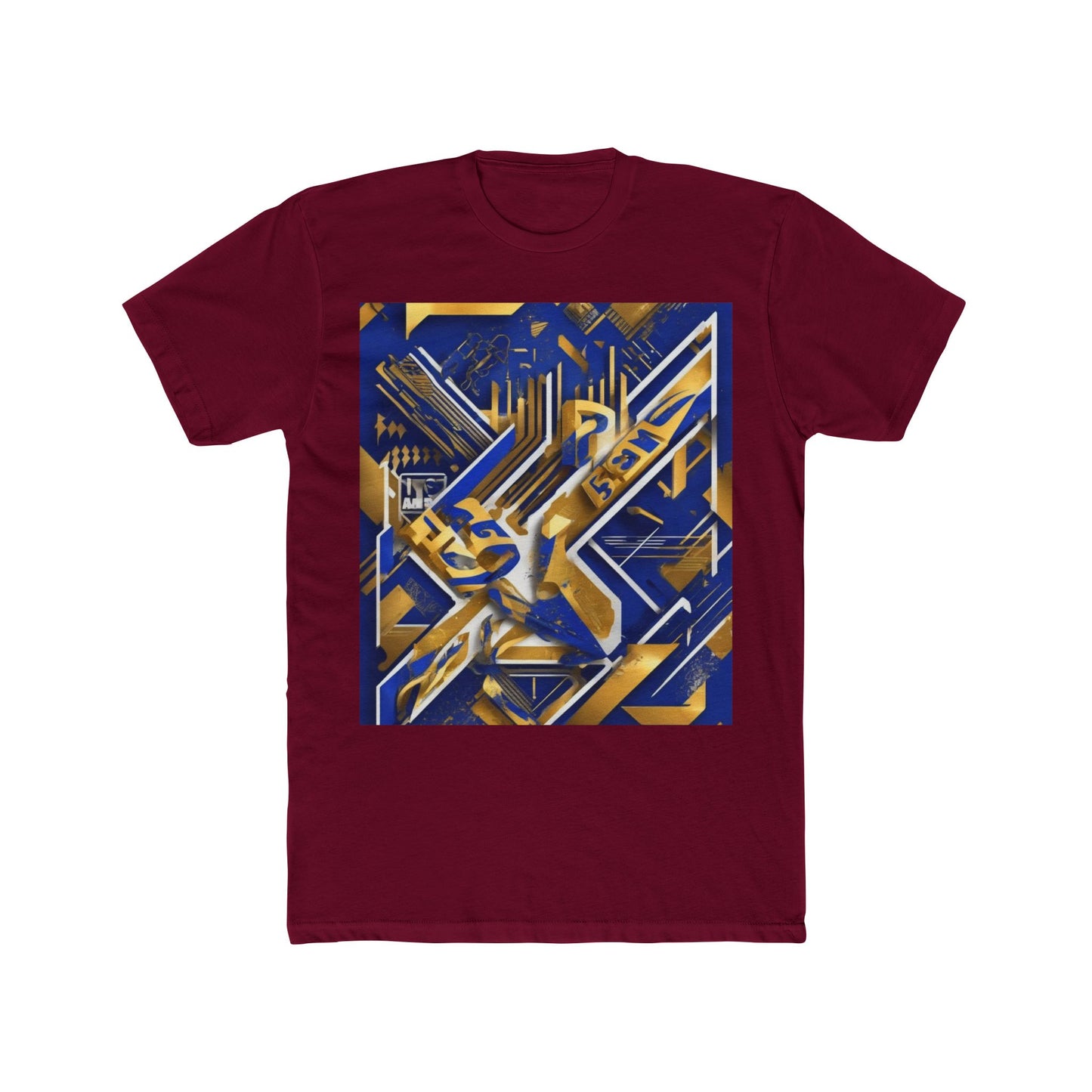 boostlete-am-crew-type-progress-beats-perfect-diagonal-modern-0209 — Unisex Cotton Crew Tee (NL 3600)