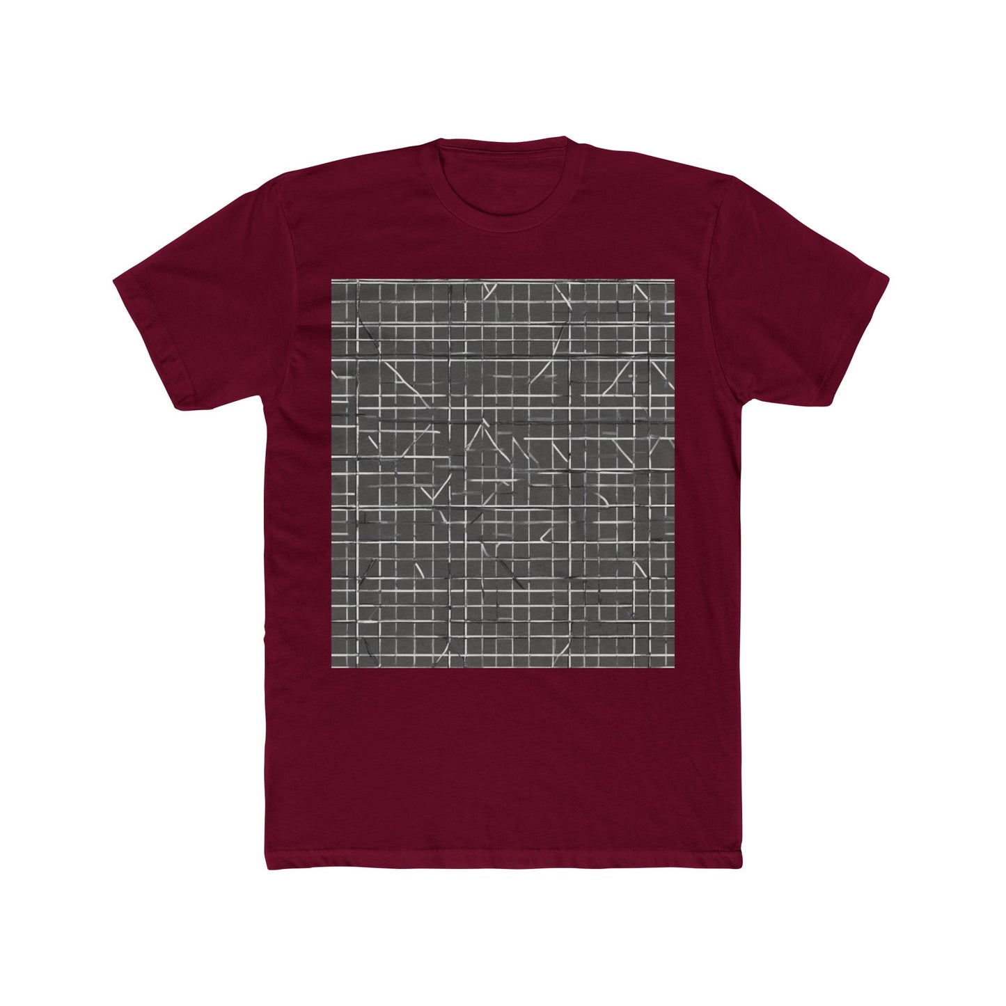 boostlete-rise-grind-pattern-plate-number-monoline-0291 — Unisex Cotton Crew Tee (NL 3600)