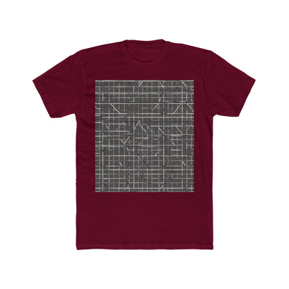 boostlete-rise-grind-pattern-plate-number-monoline-0291 — Unisex Cotton Crew Tee (NL 3600)