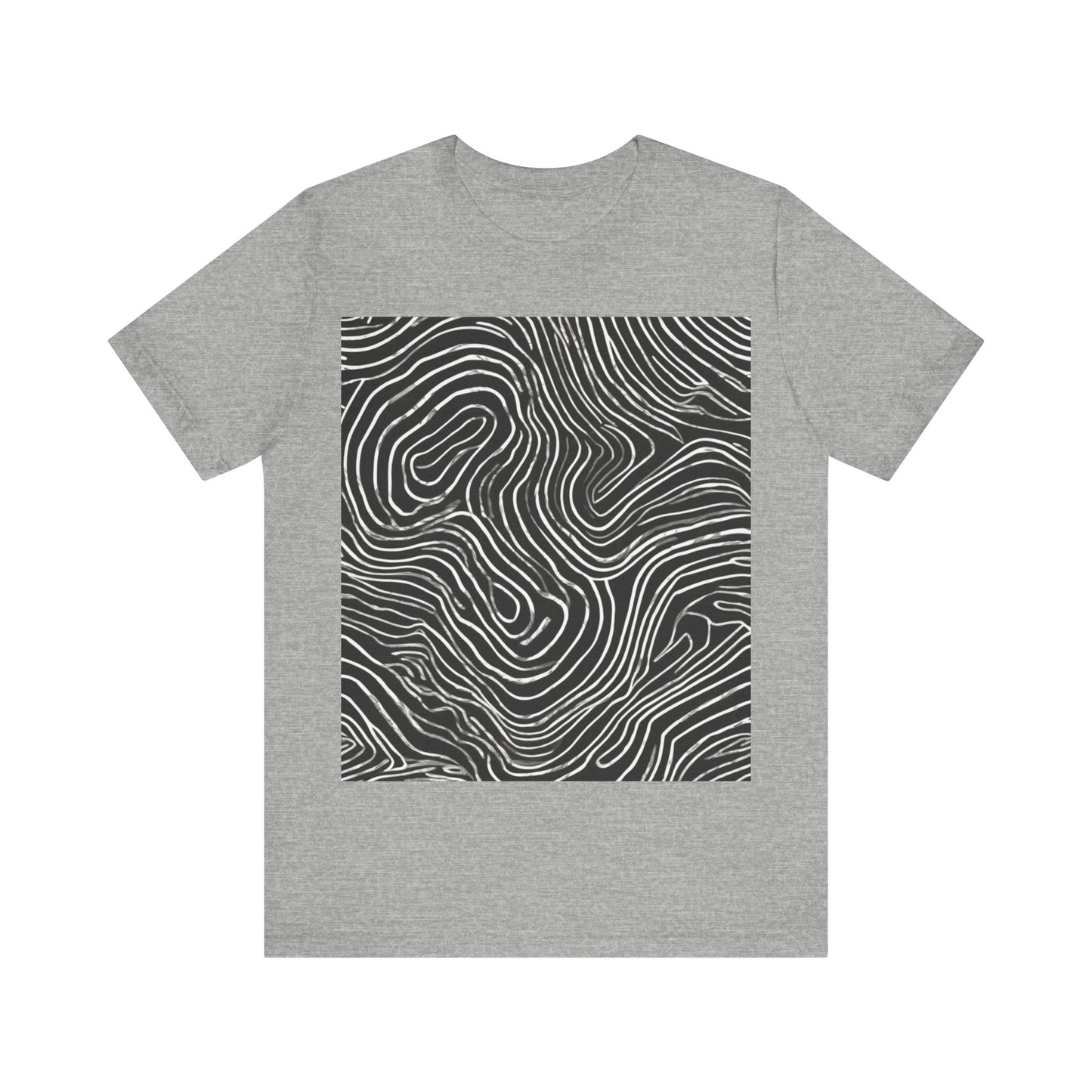 boostlete-field-day-pattern-topographic-badge-0307 — Unisex Jersey Short Sleeve (B+C 3001)