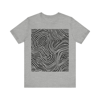 boostlete-field-day-pattern-topographic-badge-0307 — Unisex Jersey Short Sleeve (B+C 3001)